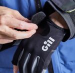 Gill Marinejunior palubne rukavice - dugi prst Z82L136 crno - Image 5