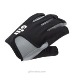 Gill Marinejunior palubne rukavice - kratki prst Z82L135 crno
