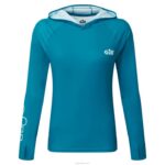 Gill Marineženska majica s kapuljačom xpel tec Z82L413 bazen plavi